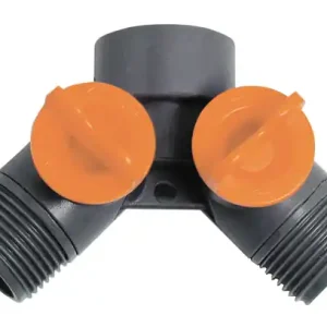 PRESA A DOPPIO RUBINETTO PAPILLON 2 ATTAC. 3/4M - CF. IN BLISTER Betaalbaar