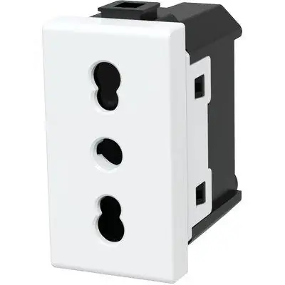 Aanbieding PRESA AB MATIX 2P+T 10/16A. Colore bianco. Compatibile serie Matix.