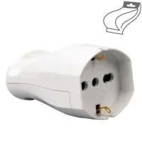 PRESA MOBILE SCHUKO P40 2P+T 10/16A BIA IMQ Shop Nu