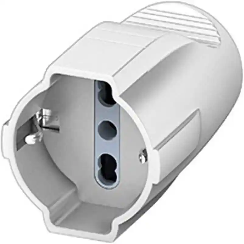 PRESA STDR TEDESCO/BIPASSO 10/16A 2P+T BIA Express Levering