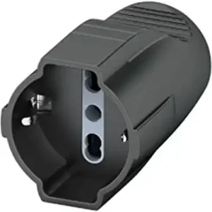 PRESA STDR TEDESCO/BIPASSO 10/16A 2P+T GRI Weekendaanbieding