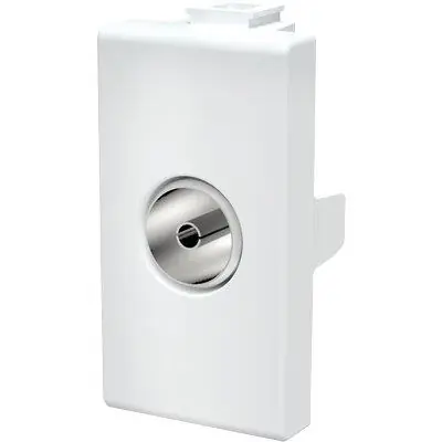 Express Levering PRESA TV PASSANTE ABM MATIX BIANCO MM 9,5