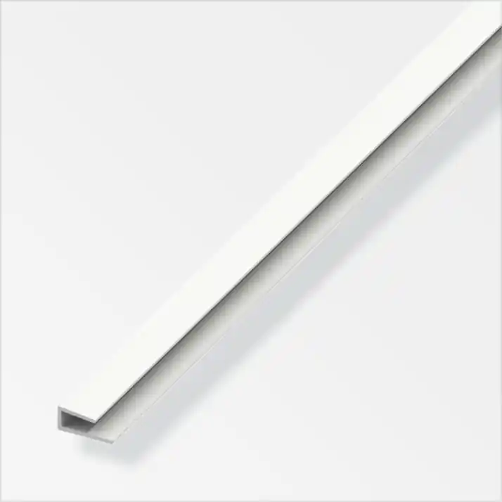 Express Levering prof p bordi 4mm PVC bianco 1m