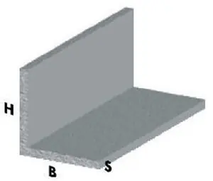 PROFILO CROMO H.200 ANGOLARE 10X10X1 Speciale Aanbieding