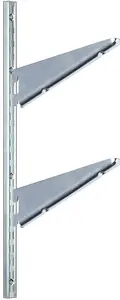 Seizoensaanbieding PROFILO LINEARE PER MENSOLE ART.2750 H. cm 198 - verniciato bianco
