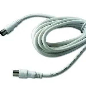 PROLUNGA ANTENNA TV MASCHIO/FEMMINA BIANCO mt.2,5 Gecertificeerd