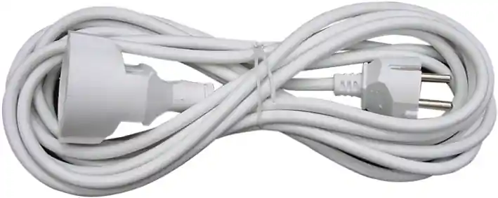 Nu Kopen PROLUNGA ELETTRICA 5MT BIANCO SCHUKO MAURER 16A - CF. IN BLISTER