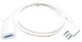 PROLUNGA LINEARE 10 A CAVO H05V V-F 3X1,0 MM L=5 MT BIANCA Rechtstreeks Van De Fabrikant