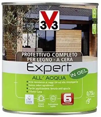 Alleen Vandaag PROTETTIVO COMPLETO PER LEGNO A CERA - IN GEL- ALL‘ACQUA - LINEA EXPERT Noce Scu
