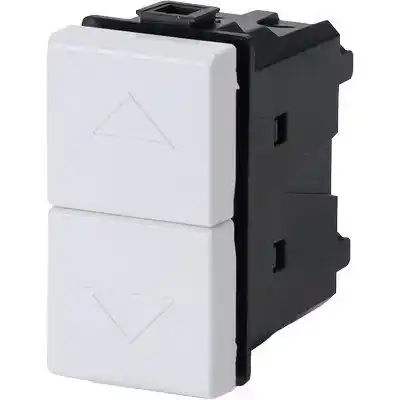 Aanbieding PULSANTE UNIPOLARE DOPPIO ABM MATIX BIANCO VOLT 250 A 16