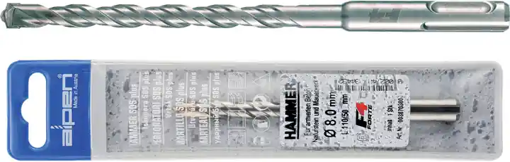 Laatste Kans PUNTA CEMENTO "SDS PLUS F4" ALPEN MM 8X110 - CF. IN BLISTER