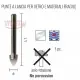 PUNTA X VETRO 8 X 70 MM 5/16‘‘ Favoriet
