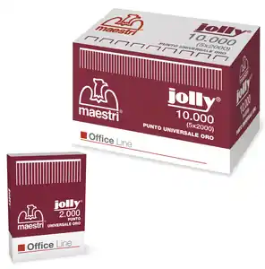 PUNTI PER FISSATRICE UFFICIO ‘PRIMULA‘ 6-12 mod. ‘Jolly‘ cf. 2000 pz Bestseller