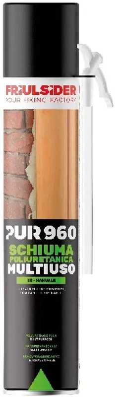 PUR 961 -960 SCHIUMA POLIURETANICA B3 MANUALE 750 ML Fabrieksprijs