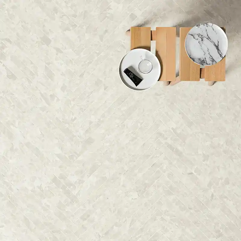 Direct Verzonden Solo White - Gres Effetto Listello in Pietra 5x80