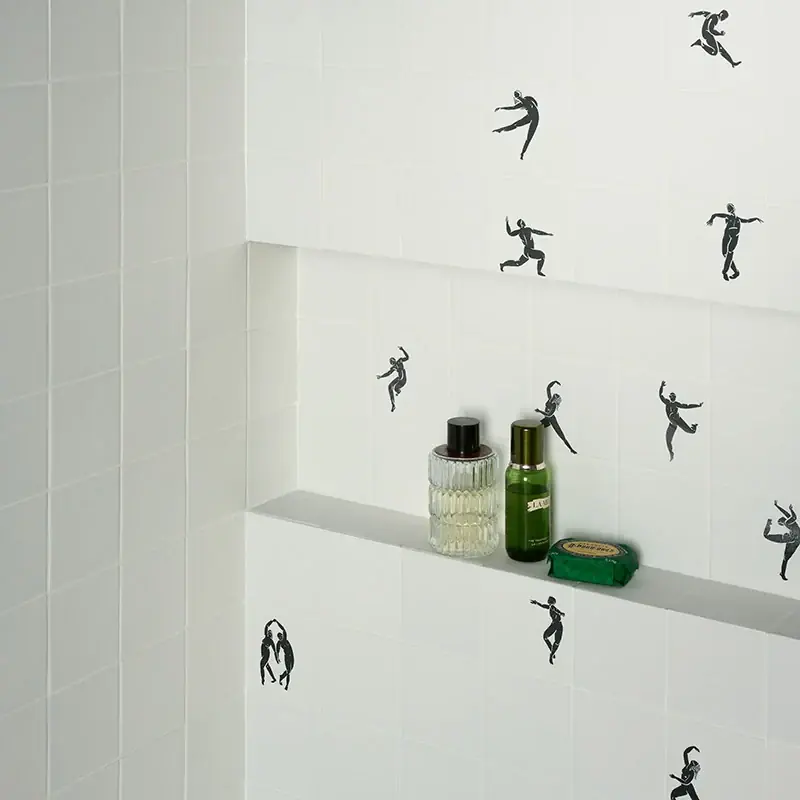 Fabrieksprijs Stories Dance Lux - Gres Decorato a Motivi Stilizzati 10x10