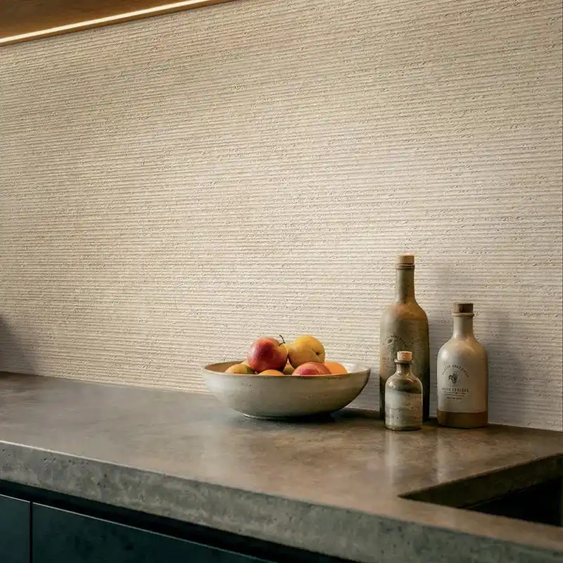 Must-Have ArkiStone Vanilla Strutturato - Gres Effetto Pietra Rigata 60x120 Rettificato