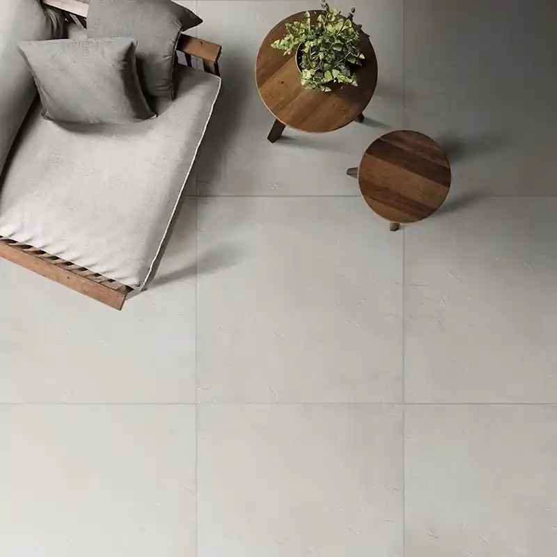 Terre Vive Gesso - Gres Effetto Cemento Spatolato 90x90 Rettificato Direct Verzonden