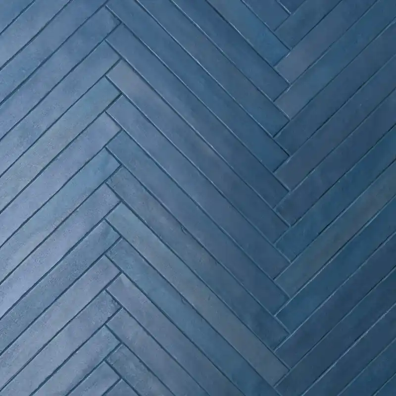 Iridescent Blue - Gres Effetto Mattoncino Opaco 5x45 Alleen Vandaag
