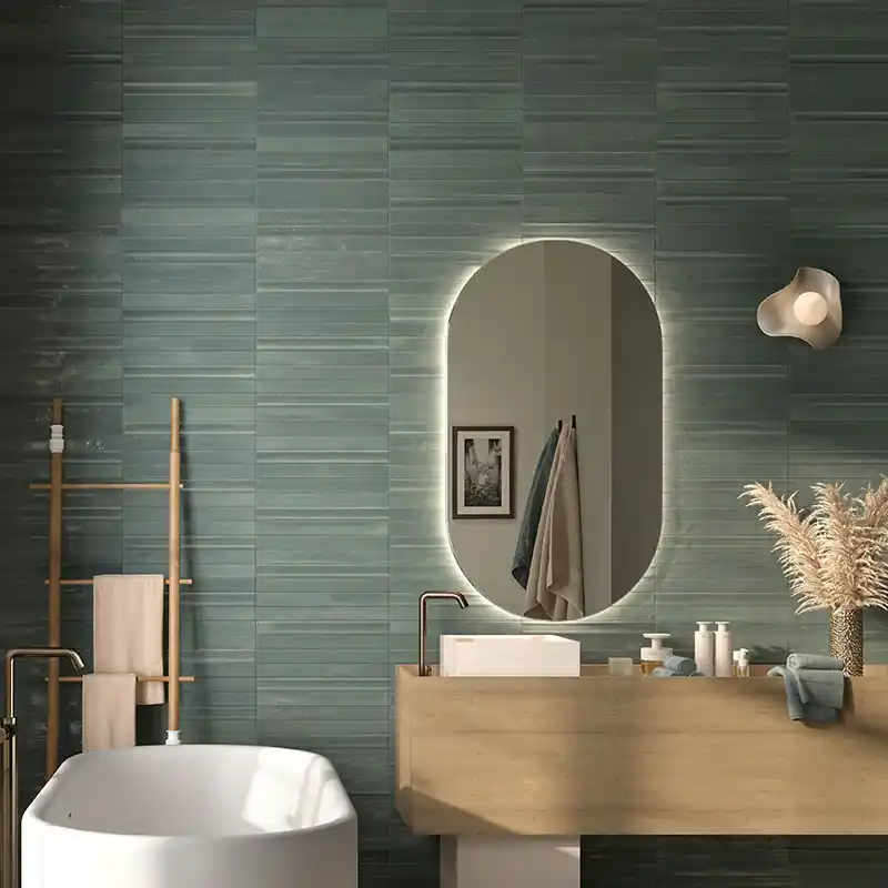 Iridescent Ocean - Gres Effetto Mattoncino Opaco 5x45 Beperkt Aanbod