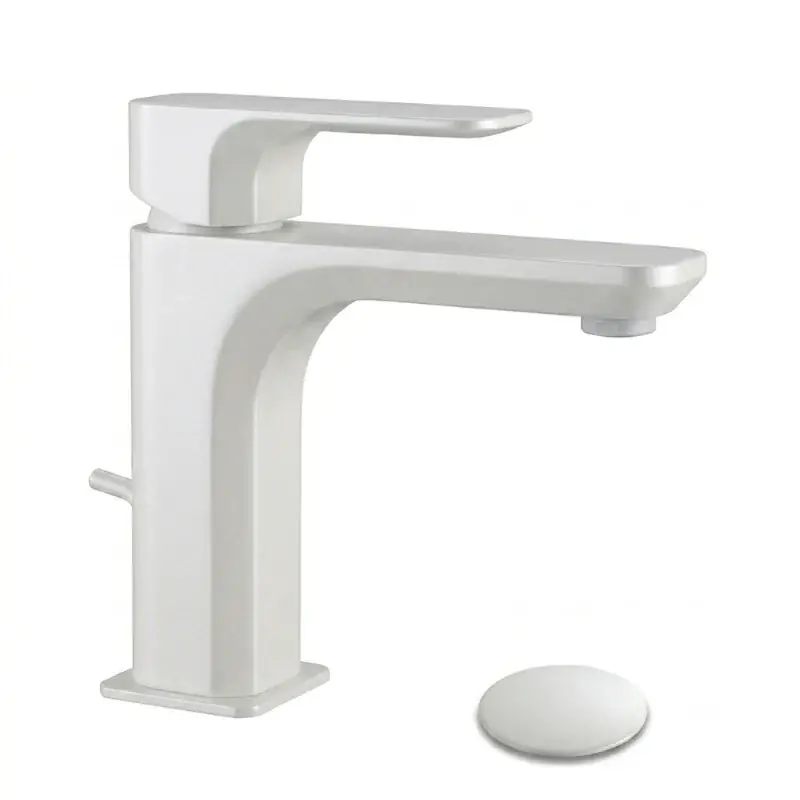Bestseller Minerva - Miscelatore per lavabo con scarico Bianco Opaco