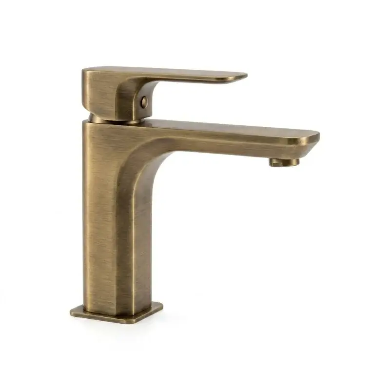 Merkproduct Minerva - Miscelatore per lavabo Senza Scarico Vecchio Ottone