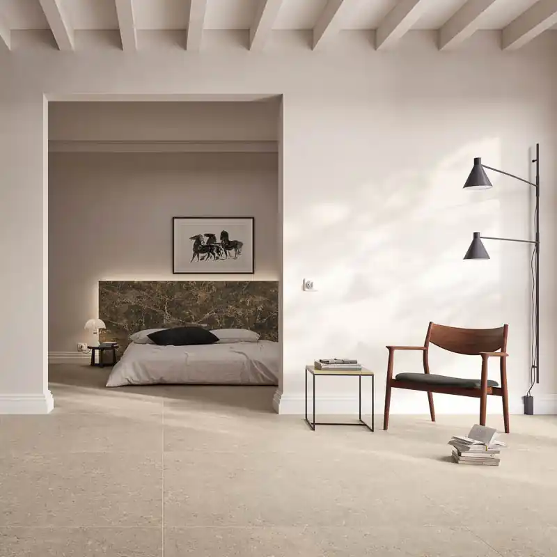 Fabrieksprijs Heritage Beige - Gres porcellanato effetto pietra 120x120 rettificato