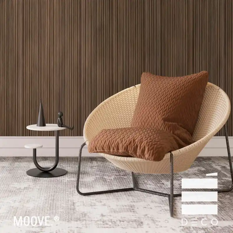 Moove Urban Classic di Deco - Golden Walnut - Rivestimenti e Boiserie in legno e tecnopolimeri Nieuw