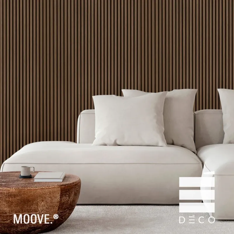 Moove Urban Classic di Deco - Tower Walnut - Rivestimenti e Boiserie in legno e tecnopolimeri Koop Vandaag