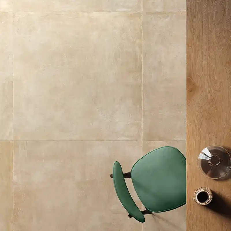 Bestel Nu Noord Gold - Gres effetto cemento industriale 120x120 rettificato