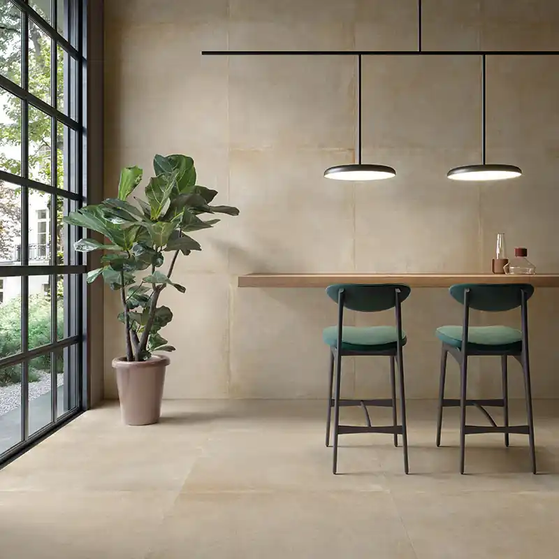 Finale Uitverkoop Noord Gold - Gres effetto cemento industriale 80x80 rettificato