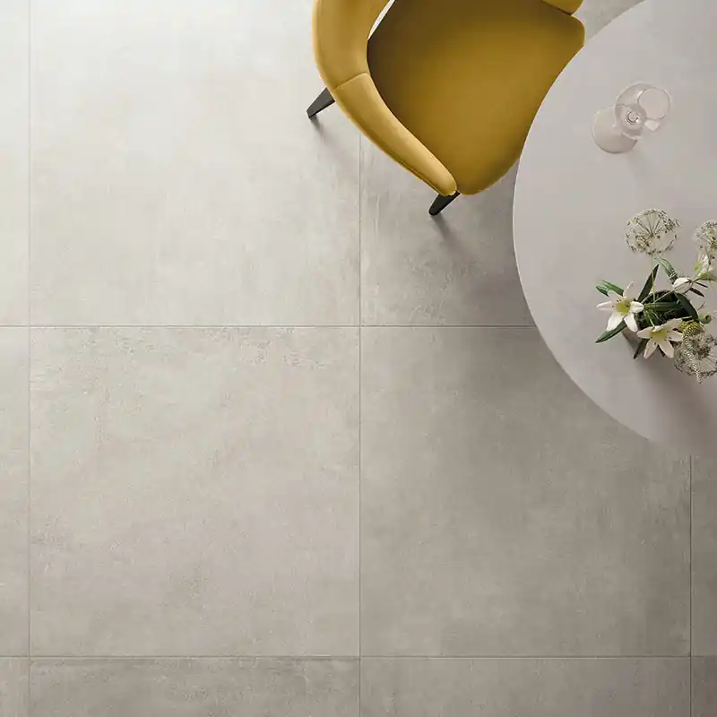 Noord Silver - Gres effetto cemento industriale 60x60 rettificato Nieuw
