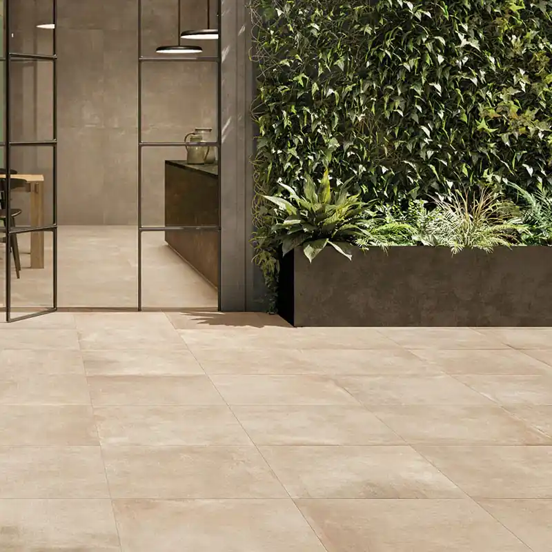 Noord Gold - Gres effetto cemento industriale 60x60 rettificato Koopje