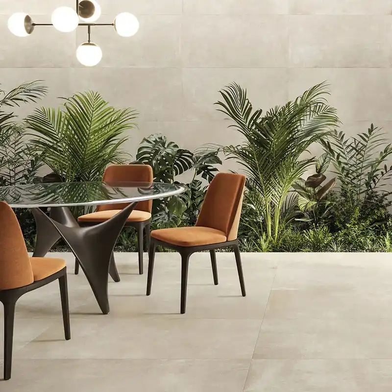 Noord Ivory - Gres effetto cemento industriale 30x60 rettificato Finale Uitverkoop