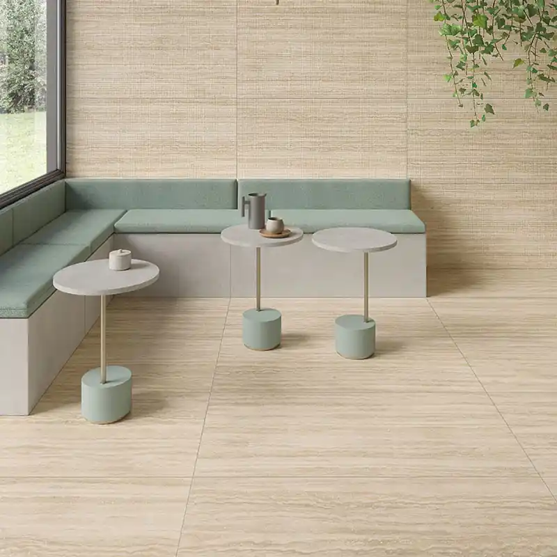Lage Kosten Omnia Romano Sand - Gres porcellanato effetto pietra 80x80 rettificato