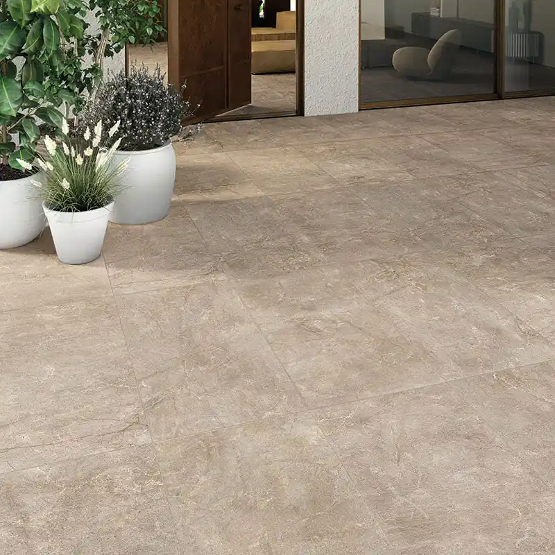 Weekendaanbieding Percorsi Frame Imperiale Walnut R11 - Gres effetto pietra per esterni Antiscivolo 30x60