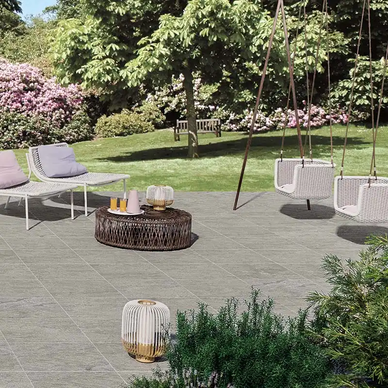 Bestseller Percorsi Frame Plima Silver R11 - Gres effetto pietra per esterni 60x60