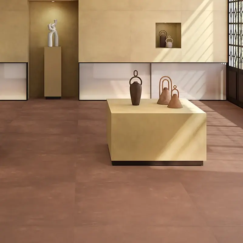 Plate Copper R9 - Gres Porcellanato effetto metallo 120x120 Rettificato Bestel Nu