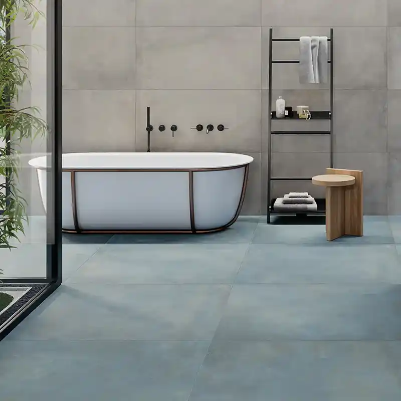 Plate Titanium R9 - Gres Porcellanato effetto metallo 120x120 Rettificato Koopje
