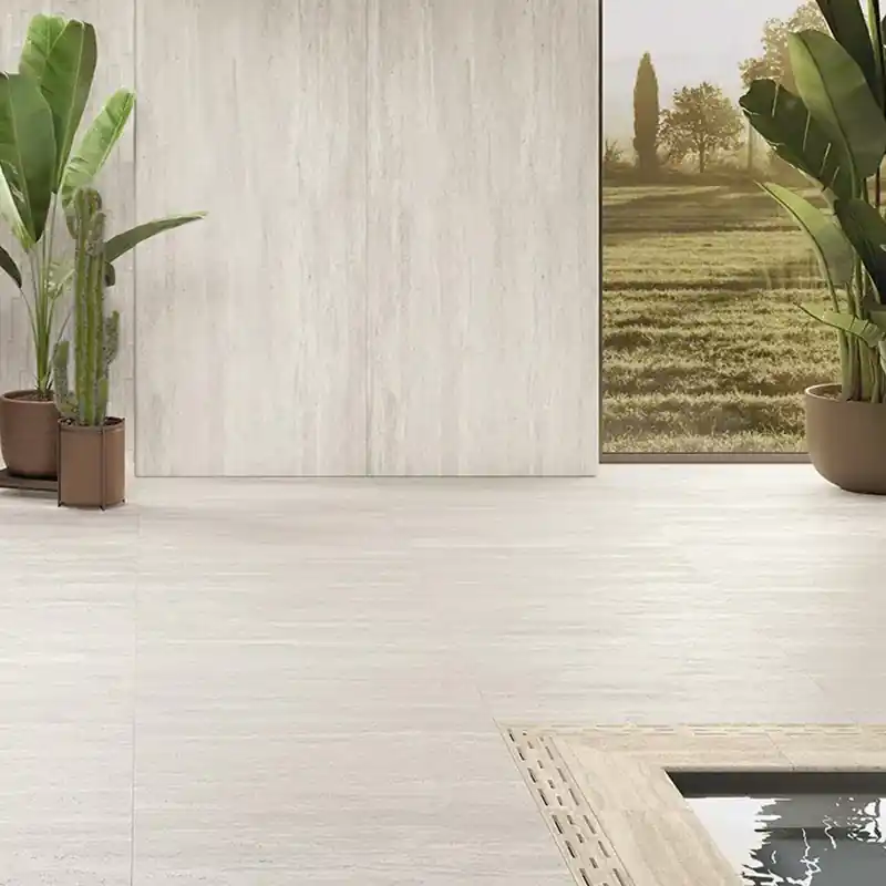 Bestel Nu Trevi Pearl - Gres porcellanato effetto travertino 60x120 rettificato