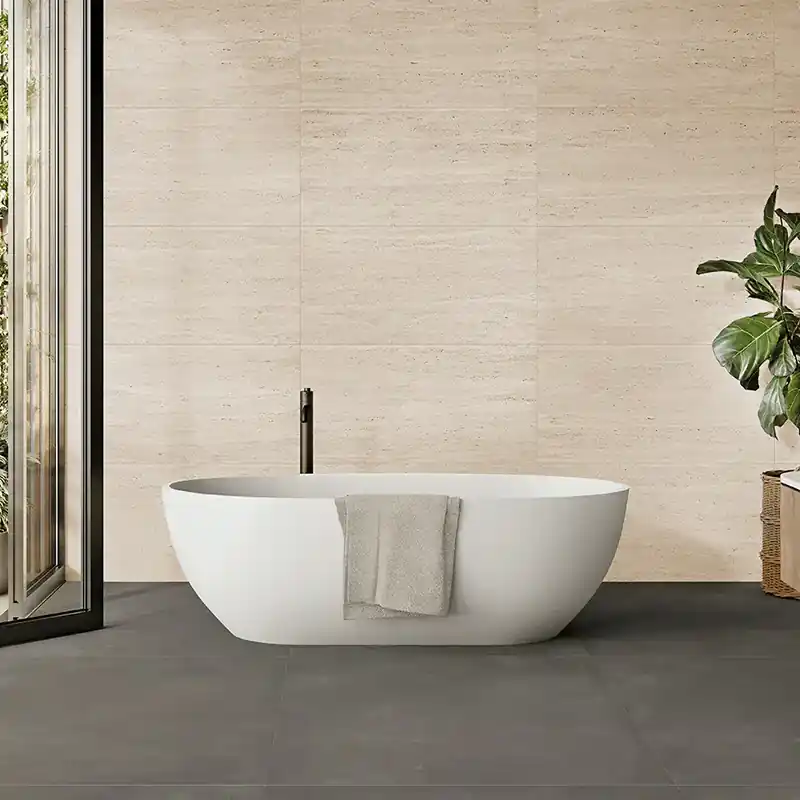 Trevi Walnut - Gres porcellanato effetto travertino 60x120 rettificato Lage Prijs