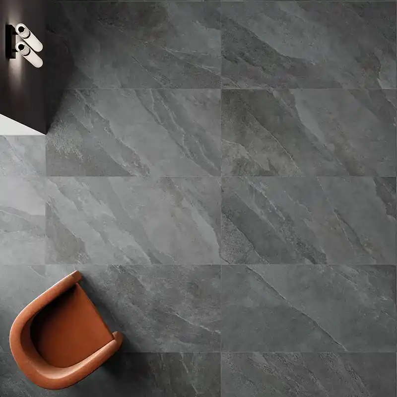 Korting Ubik Anthracite - Gres effetto pietra ardesia 60x120 rettificato