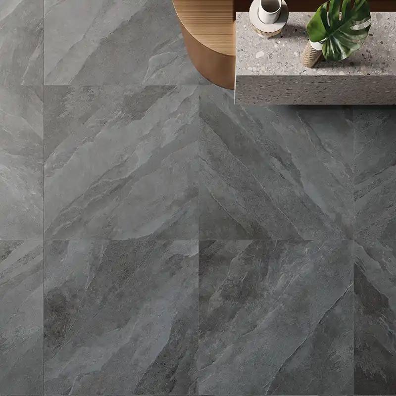 Exclusieve Aanbieding Ubik Anthracite - Gres effetto pietra ardesia 60x60 rettificato