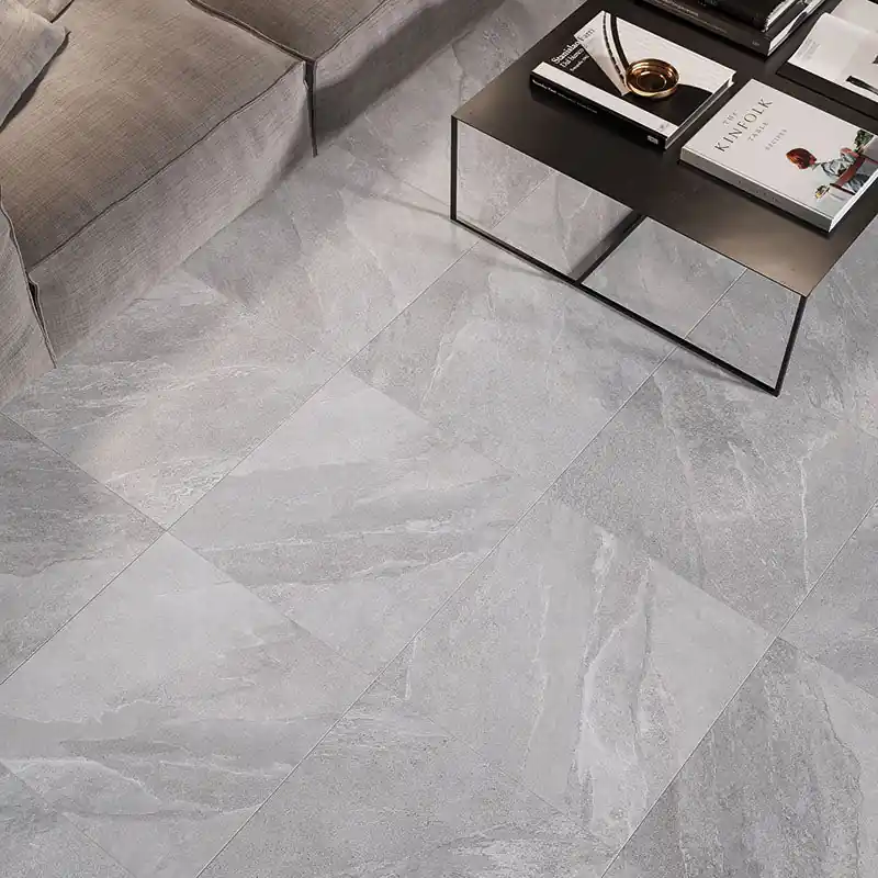Op = Op Ubik Grey - Gres effetto pietra ardesia 60x60 rettificato
