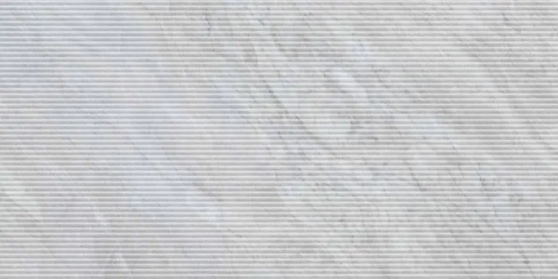 Versilia Bardiglio Silver Flute 3D - Gres effetto marmo rigato 60x120 Dagaanbieding