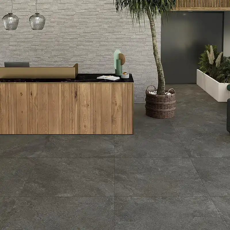 Arkè Anthracite - Gres effetto pietra quarzite 120x120 rettificato Laatste Versie