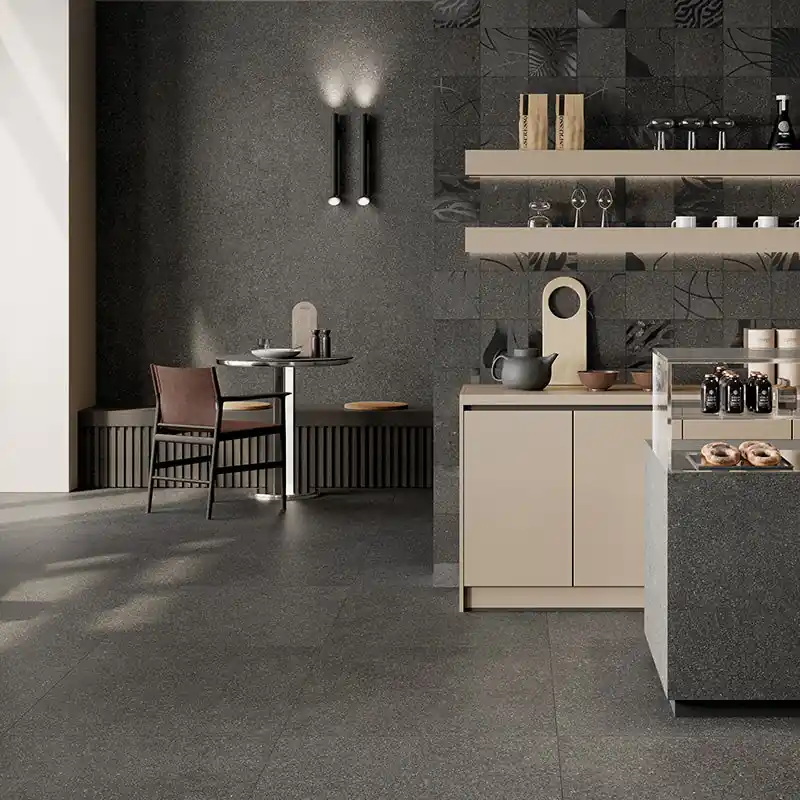 Gecertificeerd Lavica Anthracite R10 - Gres effetto pietra lavica 60x120 rettificato
