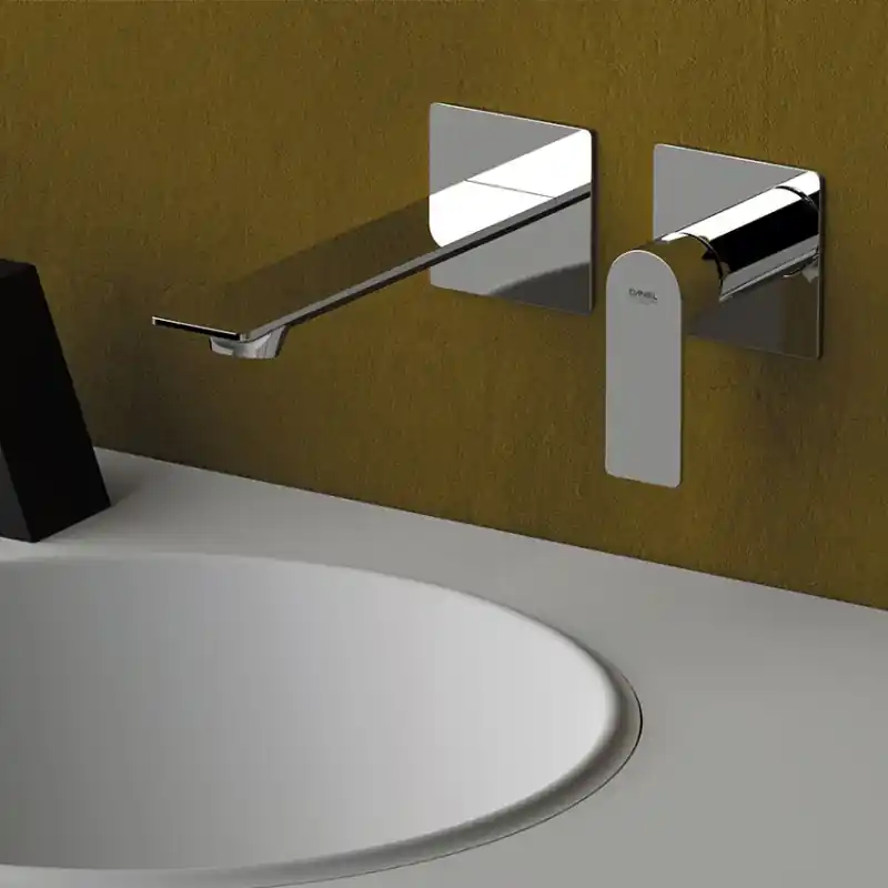 Uitverkoop Ambition - Miscelatore lavabo a incasso su piastra doppia