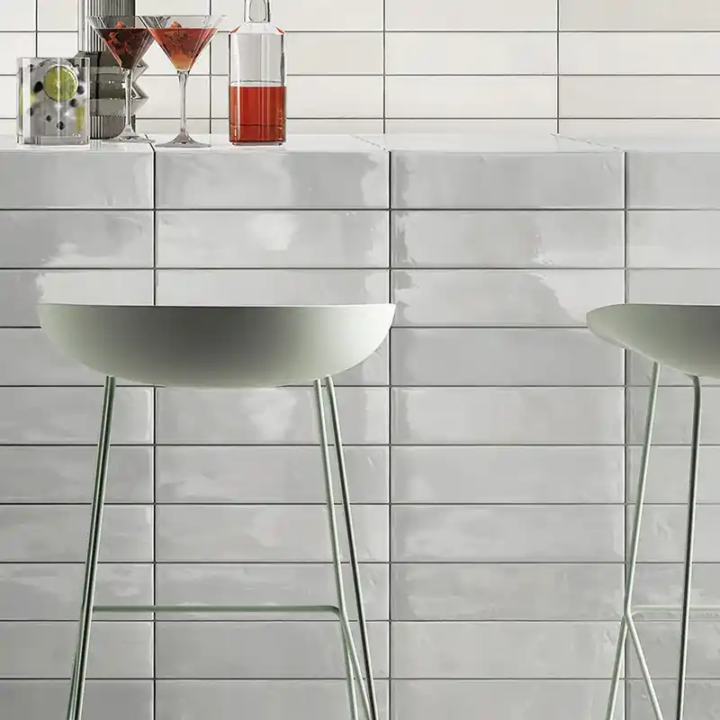 Soft Grey Matt - Gres Porcellanato Effetto Mattoncino Opaco 7.5x30 Gereduceerde Prijs