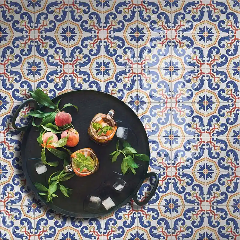 Koop Vandaag Amalfi 12 - Gres Porcellanato Effetto Maioliche 15x15 Stile Vietri